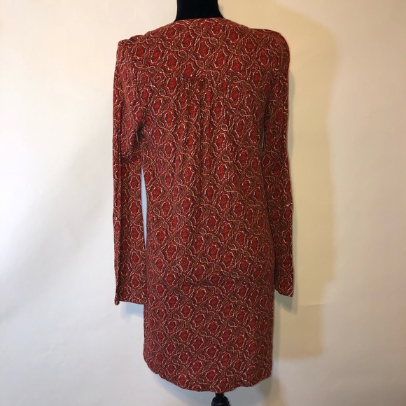 Anthropologie Akemi & Kin Tunic Orange Red Top - Picture 7 of 7